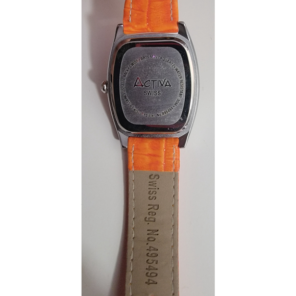 Women\'s Activa Swiss Orange Band Watch